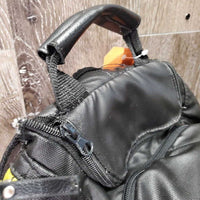 "Icon" Groom Backpack *vgc, clean, scuffs, rubs, torn seams & mesh, mnr hair, rubs, threads, peeled lthr
