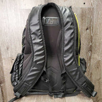 "Icon" Groom Backpack *vgc, clean, scuffs, rubs, torn seams & mesh, mnr hair, rubs, threads, peeled lthr
