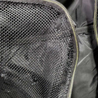 "Icon" Groom Backpack *vgc, clean, scuffs, rubs, torn seams & mesh, mnr hair, rubs, threads, peeled lthr
