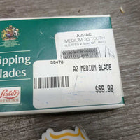 Top & Bottom Clipper Blades, plastic case, box *new
