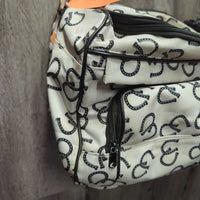 Padded Clipper Storage Bag, Shoulder Strap *gc, stains, dirty, marker, small holes, rubs
