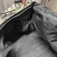 Padded Clipper Storage Bag, Shoulder Strap *gc, stains, dirty, marker, small holes, rubs
