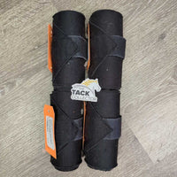 4 Stretchy Nylon Leg Wraps *gc, clean, rubs, snags, rough edges, pilly, faded
