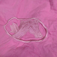 Thick Cotton & Hvy Fleece Lined Saddle Cover *gc, clean, older, faded, marker, stains, threads, clumpy
