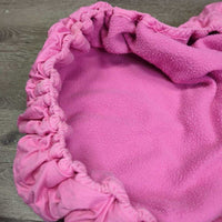 Thick Cotton & Hvy Fleece Lined Saddle Cover *gc, clean, older, faded, marker, stains, threads, clumpy
