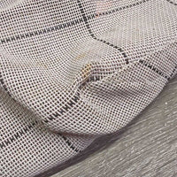 Hard Mesh Fly Mask, Ears *gc/fair, dirt, stains, older, snags, holes, shavings, marker, faded
