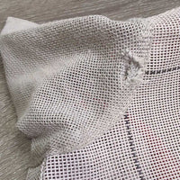 Hard Mesh Fly Mask, Ears *gc/fair, dirt, stains, older, snags, holes, shavings, marker, faded
