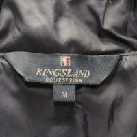 Light Puffy Vest, High Collar, Zipper *gc, edge & collar rubs, mnr faded pits
