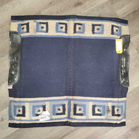 Signed Wool Lined Western Saddle Pad *vgc/gc, clean, hairy, uneven, v clumpy, mnr dirt, rubs, stains, stiff, puckers, thread bare
