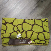 Wool Western Saddle Pad *gc, clean, wavy & hairy underside, hairy, rubs, stains, faded, snags

