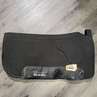 Neoprene Western Saddle Pad, Front Shims *gc, clean, hairy, clumpy, film, curled edges
