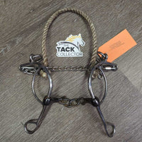 SS Chain Gag Bit, Lariat Noseband, chain *vgc, dirt/residue, mnr rust, stains, scuffs & scratches
