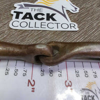 Thin Sweet Iron Western Loose Ring Bit *gc, clean, rust, rubs, uneven welds
