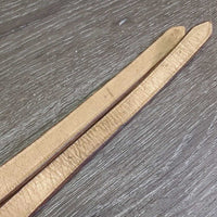Leather Split Reins, chicago screws *gc, stains, rubs, scrapes, stiff, creases
