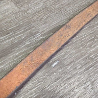 Pr Flat Leather Barrel - Roper Loop Reins, 2x snaps, conway buckle *xc/like new, clean, mnr rubs
