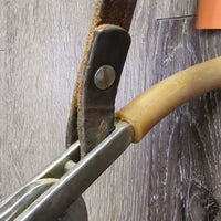 Headstall, Rubber Covered Bike Chain Mechanical Hackmore *gc, clean, stains, stiff?cracking rubber, older, rubs, sticker?residue
