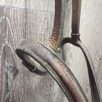 Soft Rsd Noseband, Flash *gc, stretched/bent chin, scrape, older, dirty seams, xholes

