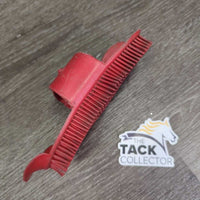 Plastic Curry, handle *gc/fair, dirty, stains, bent, scrapes, cracks, faded, hair
