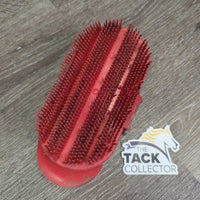 Plastic Curry, handle *gc/fair, dirty, stains, bent, scrapes, cracks, faded, hair

