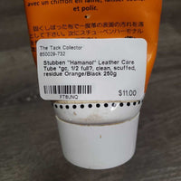 "Hamanol" Leather Care Tube *gc, 1/2 full?, clean, scuffed, residue
