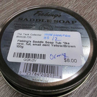 Saddle Soap Tub *like new, full, small dent

