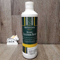 Kit: bag, leather-sheepskin mitt, soap (500ml, full), sheepskin mitt *vgc, residue, stains, mnr dirt, 0 conditioner or sponge
