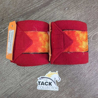 2 Fleece Polos *vgc, clean, hairy, mnr velcro threads
