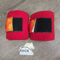 2 Fleece Polos *vgc, clean, hairy, mnr velcro threads
