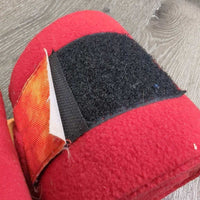 2 Fleece Polos *vgc, clean, hairy, mnr velcro threads
