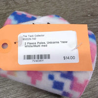 2 Fleece Polos, Unicorns *new
