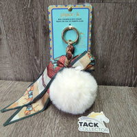 Pomm Pomm & Ribbon Bag Charm & Key Chain *new
