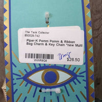 Pomm Pomm & Ribbon Bag Charm & Key Chain *new
