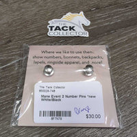 2 Number Pins *new
