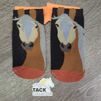 Horse Theme Ankle Socks *like new
