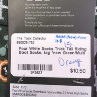 Thick Tall Riding Boot Socks, tag *new
