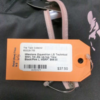 LS Technical Shirt, 1/4 Zip Up,tag *new
