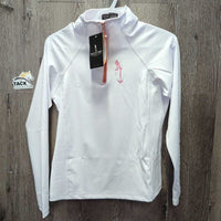 LS Shirt, 1/4 Zip Up, tag *new
