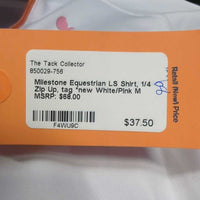 LS Shirt, 1/4 Zip Up, tag *new
