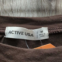 LS Cotton Shirt "Running Horse" *vgc, mnr faded? & curled bottom
