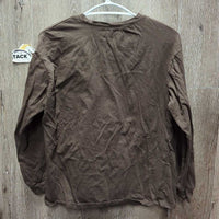 LS Cotton Shirt "Running Horse" *vgc, mnr faded? & curled bottom
