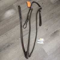 Rsd Leather Breastplate *gc, dry, clean, stiff, rubs, mismatched straps, twisted end, older?, xholes
