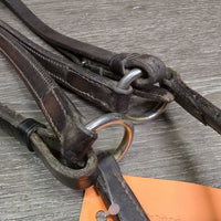 Rsd Leather Breastplate *gc, dry, clean, stiff, rubs, mismatched straps, twisted end, older?, xholes
