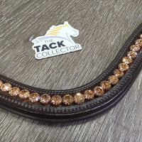 U-Shaped Padded Bling Browband *like new
