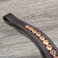 U-Shaped Padded Bling Browband *like new
