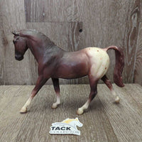 Vintage Liver Chestnut Appaloosa Braided Sport Horse #632 *gc, scratches, scuffs, stains, ear rubs
