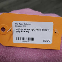 4 Polo Wraps *gc, clean, clumpy, pilly
