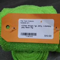 4 Polo Wraps *gc, dirty, v.clumpy, pilly
