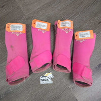 Front & Hind Neoprene Closed Sports Boots. velcro *vgc/gc, dirt, stains, hair
