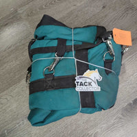 Med Winter Full Face Hood, 3x snap attch *vgc, clean, dirty lining, mnr wpf, stains, snags & threads, older?

