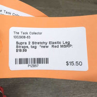 2 Stretchy Elastic Leg Straps, tag *new
